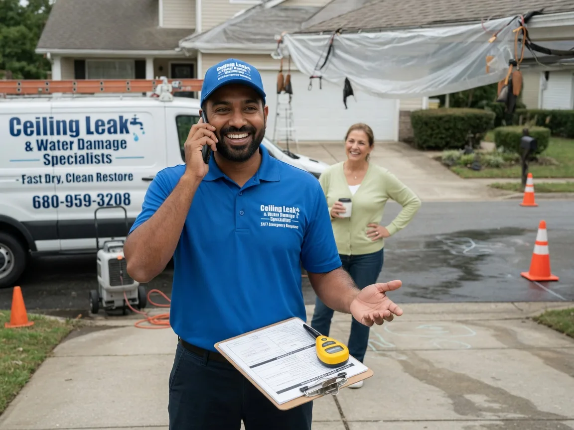 Ceiling Leak Cleanup North Ridgeville, OH FAQs